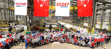 Turkon's Milestone: Construction Starts on Turkey's Largest Container Ship at Sedef Shipyard